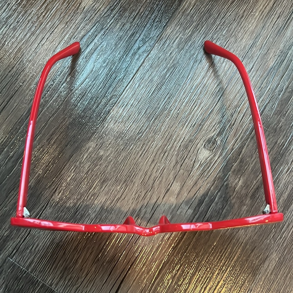 Red Heart Shaped Sunglasses for Women,Vintage Cat Eye Mod Style Retro - Picture 5 of 6